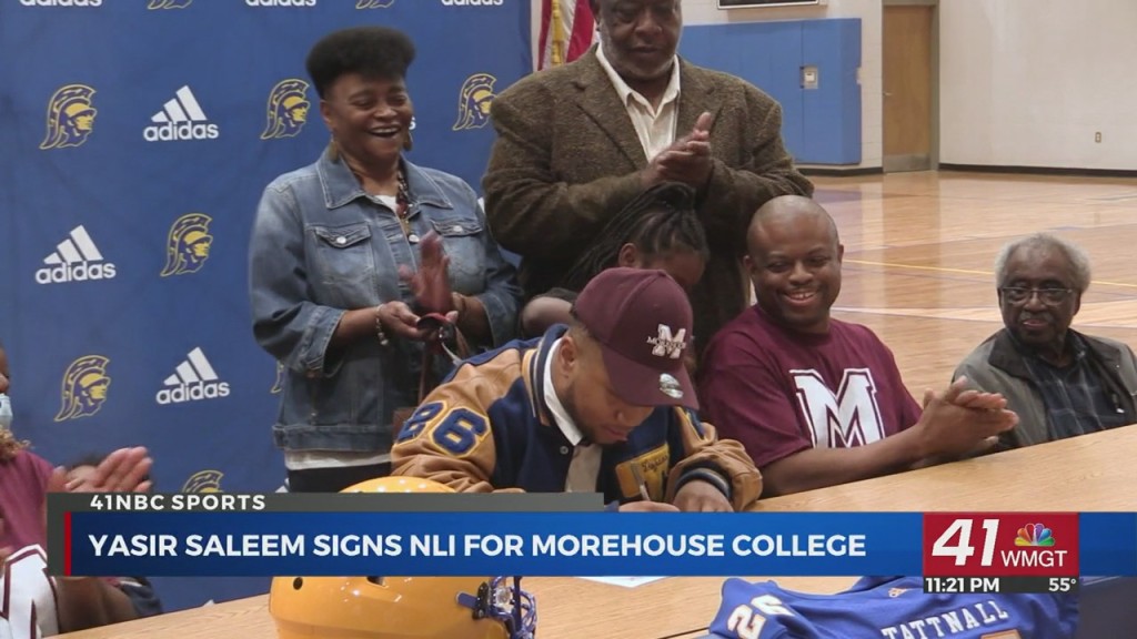Tattnall Square Academy Trojan Signs Nli To Play Football At Morehouse College