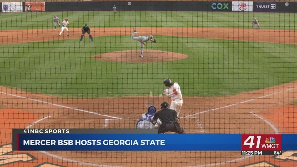 Mercer Baseball Defeats In State Foe Georgia State In A Midweek Matchup