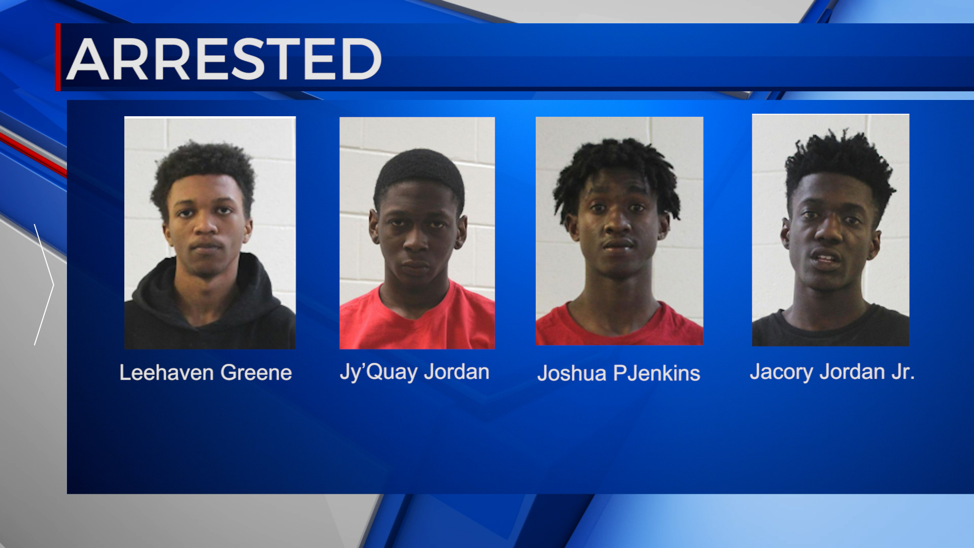 Two teens, two men accused of stealing a car in Houston County