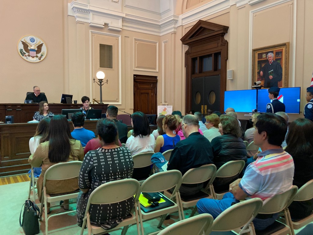U.S. citizenship ceremony