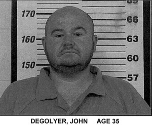 Degolyer Booking Photo