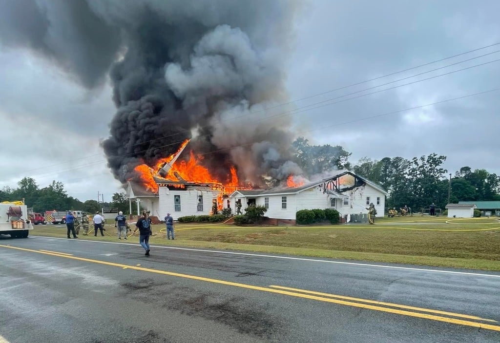 Church Fire Wrightsville