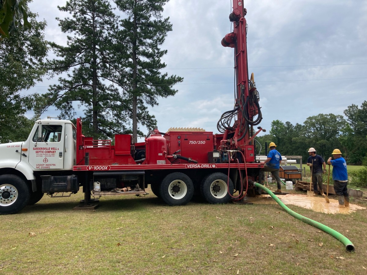 Sandersville man receives new well after living more than a month