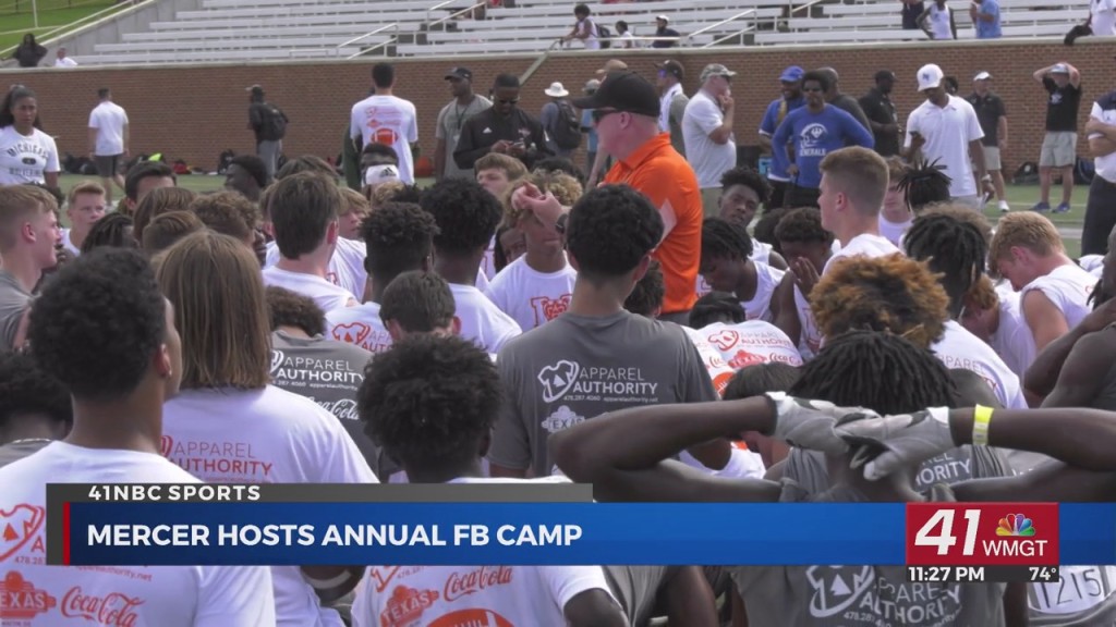 Over 80 Universities Flocked To Mercer University For Their Annual Prospect Football Camp