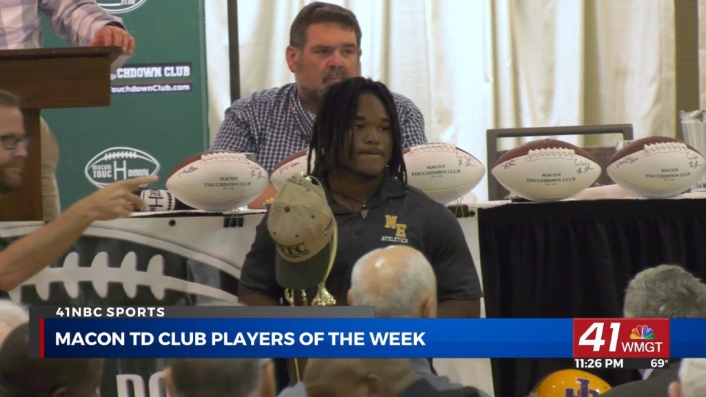 Macon Touchdown Club Players Of Week 5