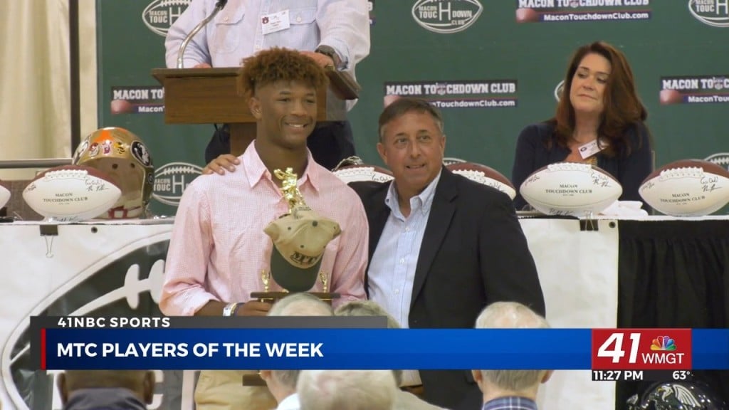 Macon Touchdown Club Players Of The Week For Week 6
