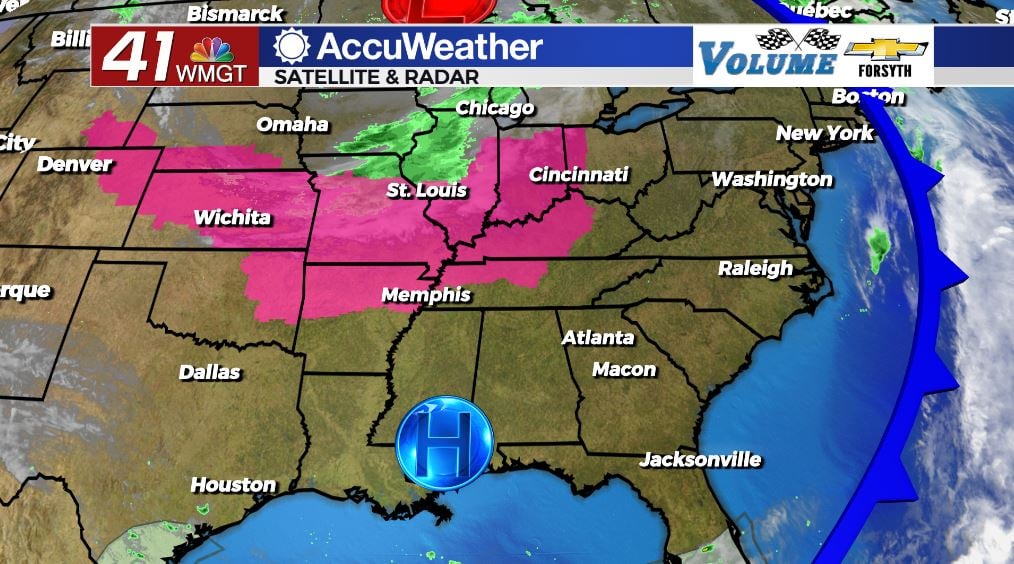 Pleasant weekend on deck for Middle Georgia