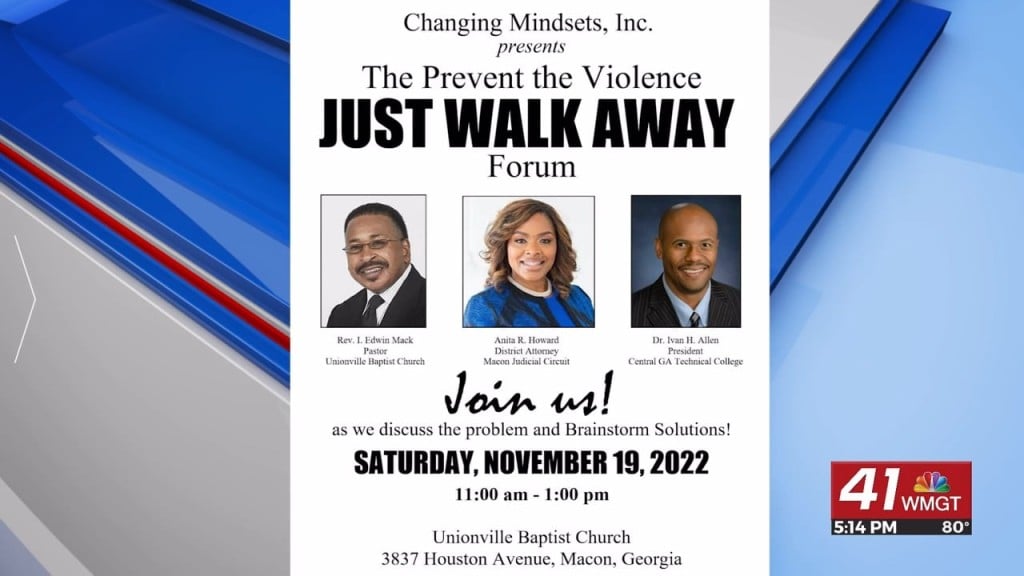 Prevent The Violence Macon Event