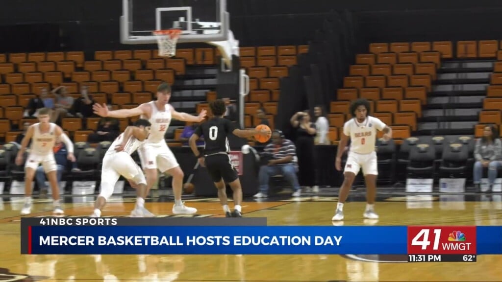 Mercer Defeats Middle Georgia State University 100 62 On Education Day