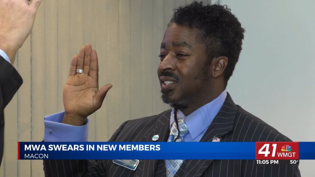 Macon Water Authority Swears In Two Returning Board Members