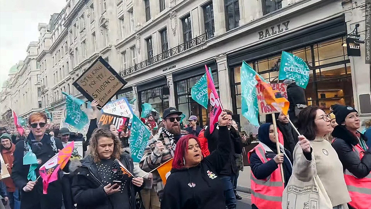 Day of disruption in UK as hundreds of thousands join strike - 41NBC ...