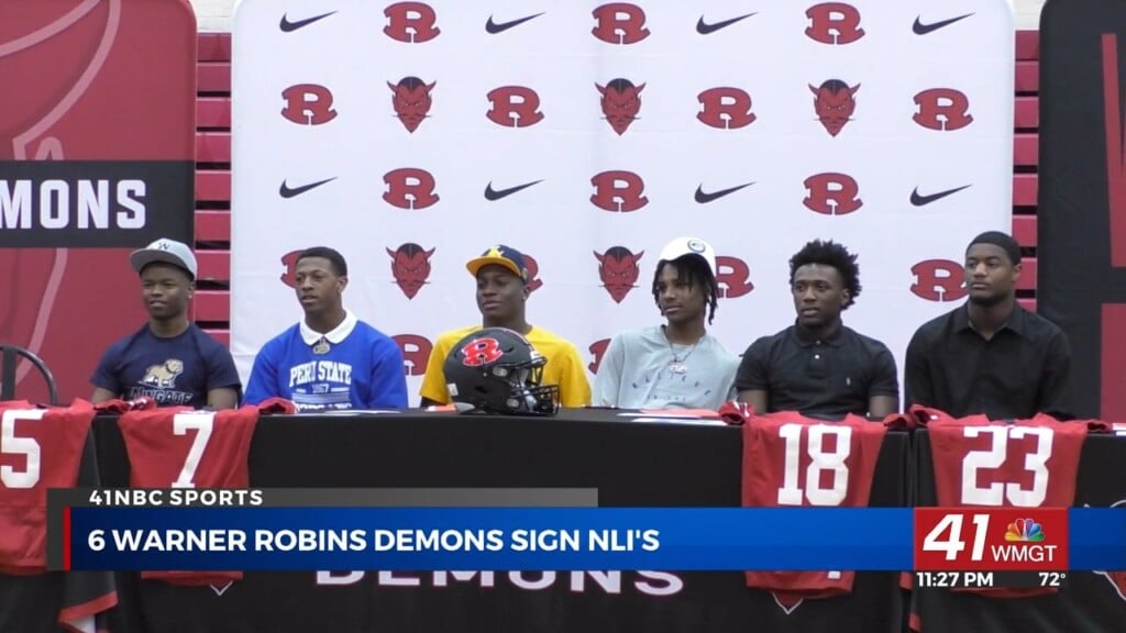 Six Warner Robins Demons To Continue Playing Football In College