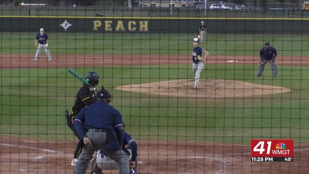 Peach County Escapes Taylor County's 7th Inning Rally To Win 2 1