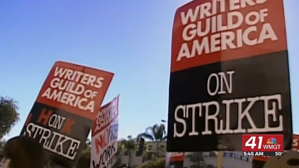 Morning Business Report: Hollywood Braces For A Potential Writers Strike
