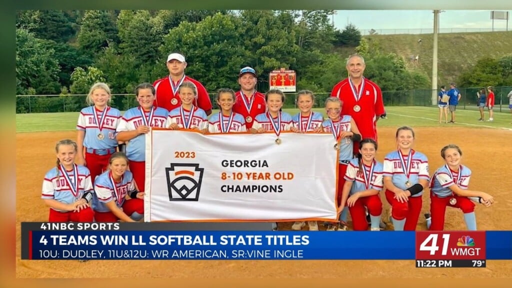Middle Georgia Sweeps Little League Softball State Tournaments