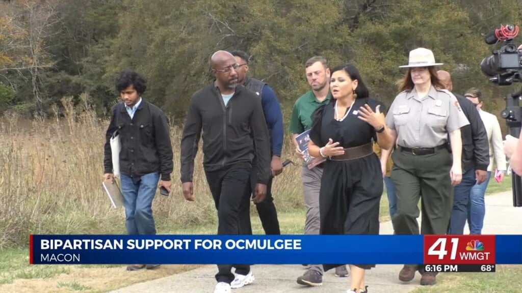 Senator Reverend Raphael Warnock Visits Ocmulgee Mounds; Pledges Bipartisan Support