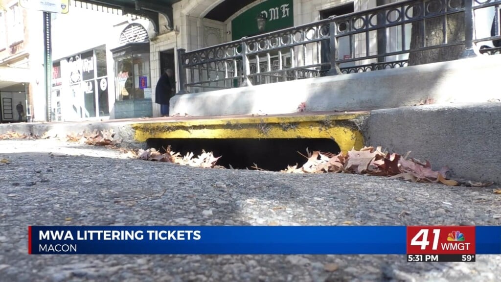 Trash along Macon streets a problem before Cherry Blossom