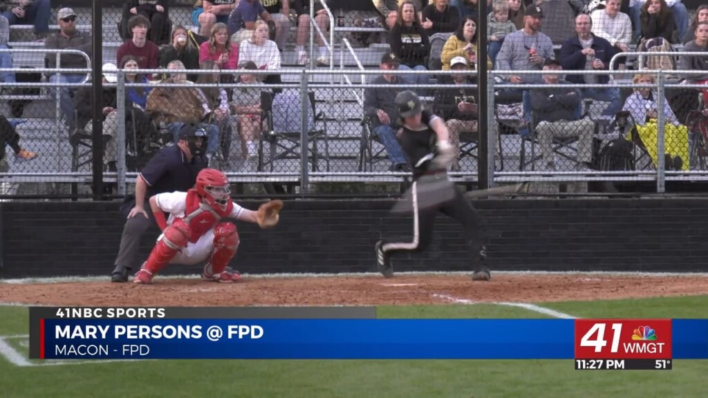 Highlights: Mary Persons At Fpd Baseball