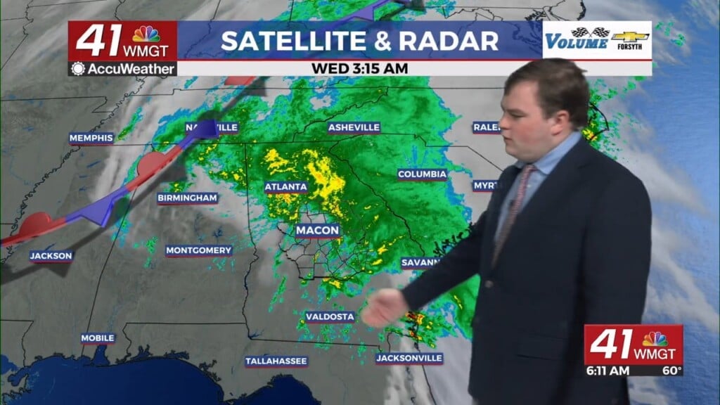 Spotty Rain And Storms Today