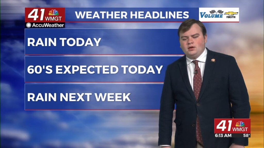 Rain Is On The Way For Friday