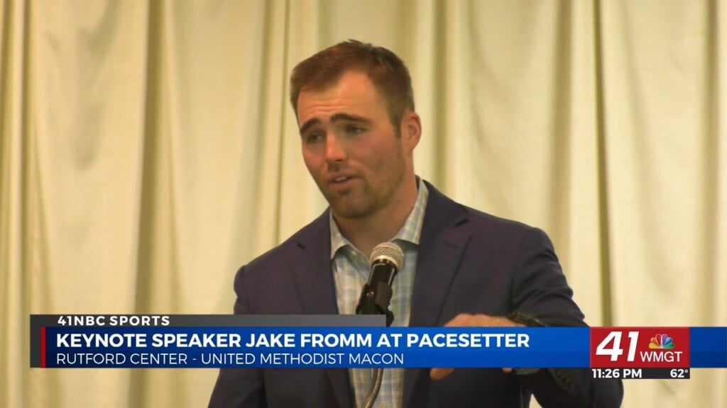 Keynote Speaker Jake Fromm At Pacesetter Dinner