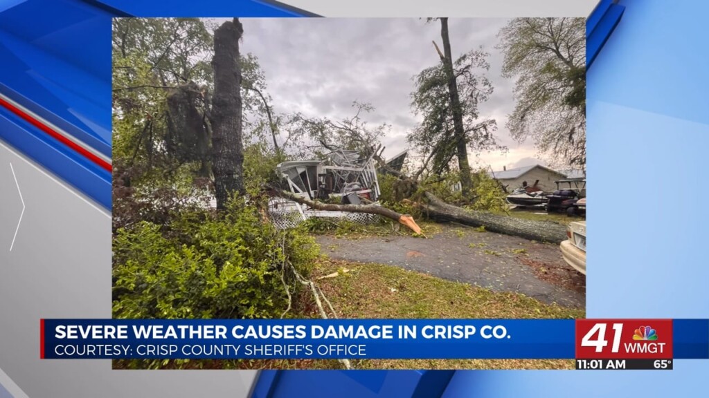 High Winds And Heavy Rain Caused Serious Damage To Folks In Crisp County