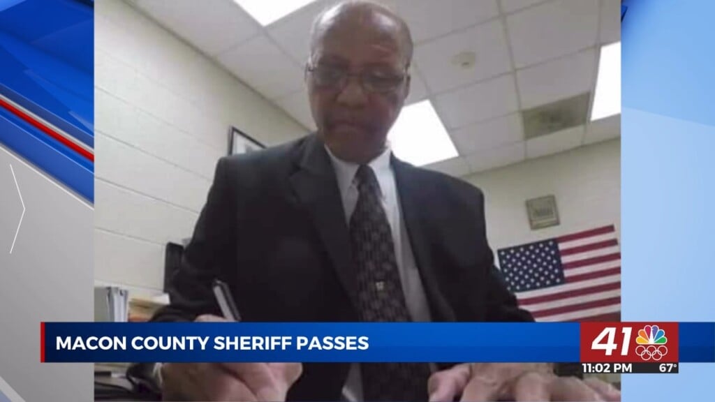 Macon County Mourns The Loss Of Its Sheriff