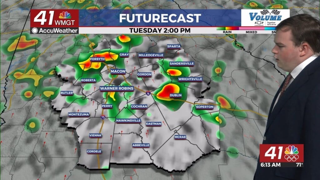 Isolated Showers And Thunderstorms Today