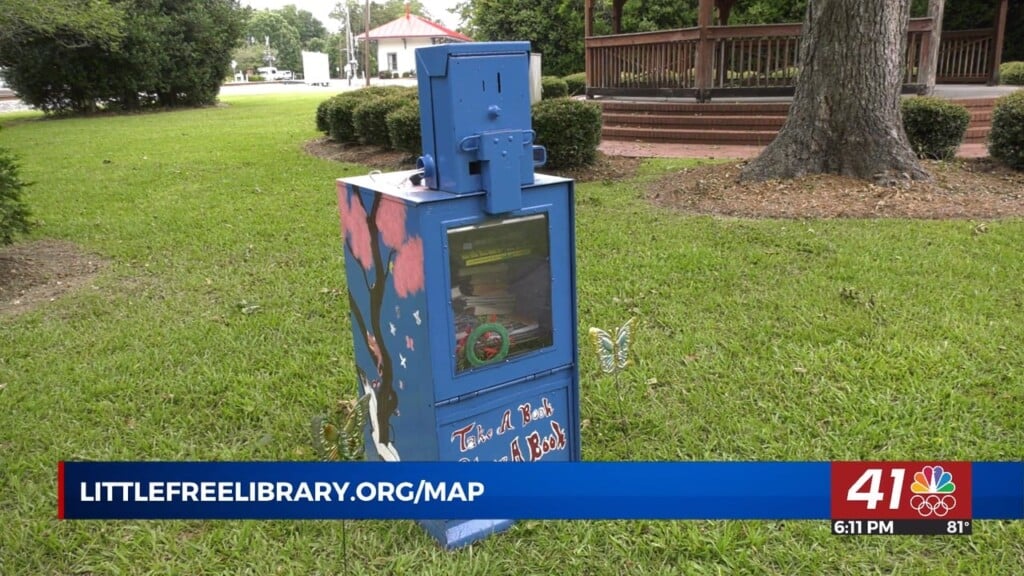 Little Free Library Opens New Location In Byron