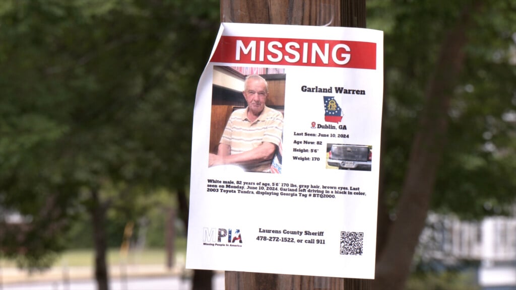 Garland Warren Missing Poster Roberta City Park June 17 2024