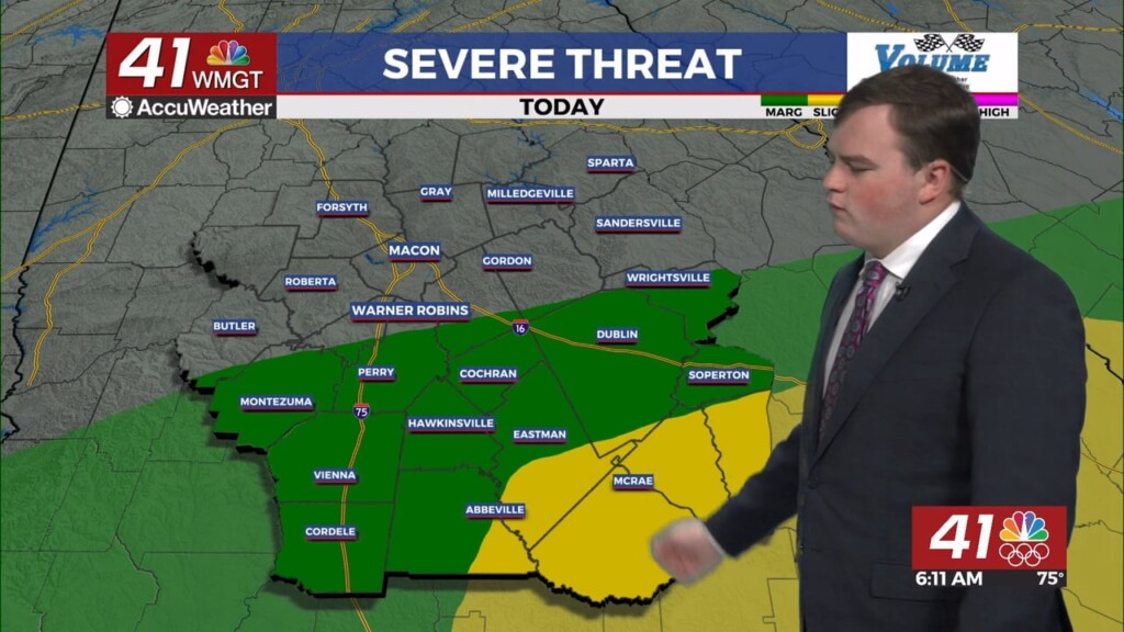 Hot With A Few Strong To Severe Storms Possible This Afternoon