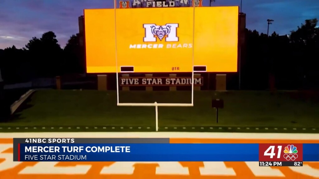 Mercer Football Unveils New Five Star Stadium Turf