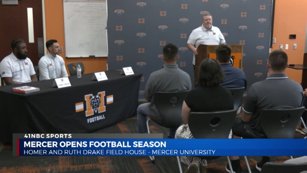 Mercer Opens Football Season With Coaches Press Conference