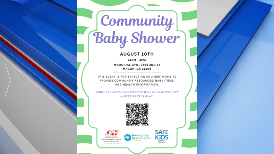 Community Baby Shower Flyer