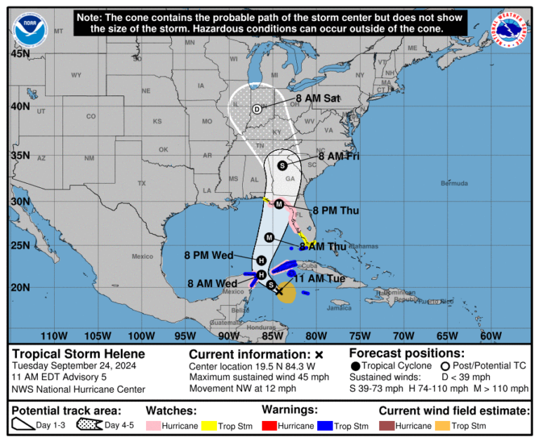 Tropical Storm Helene Forms In The Caribbean Sea, Will Become A ...