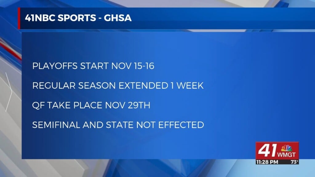 Ghsa Regular Football Season Schedule Change