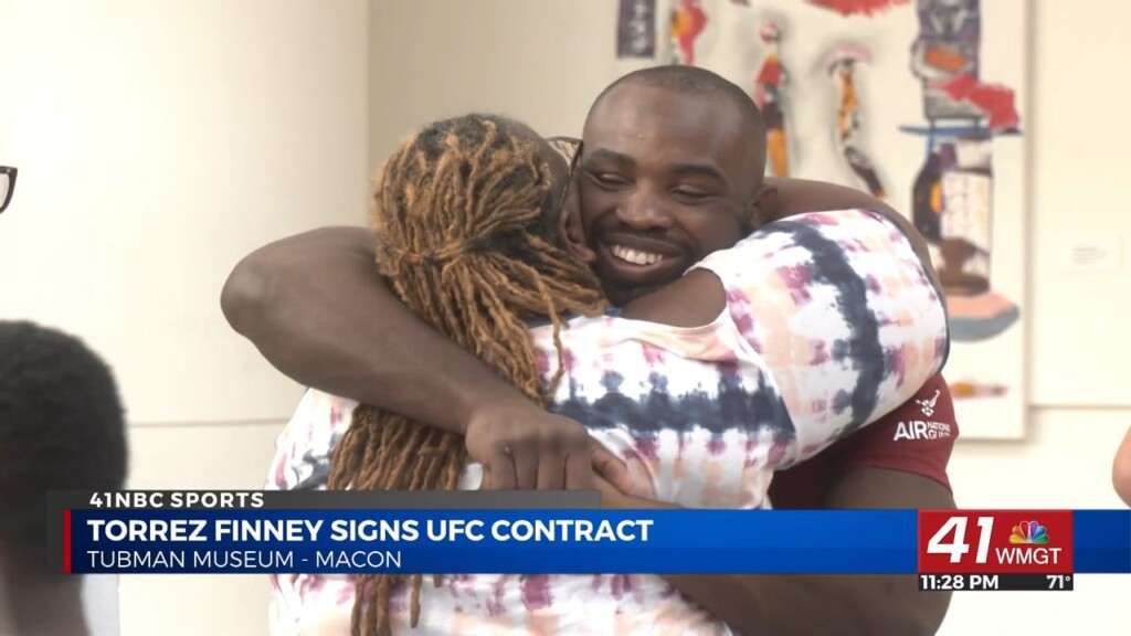Torrez " The Punisher " Finney Celebrates New Ufc Contract Signing In Macon