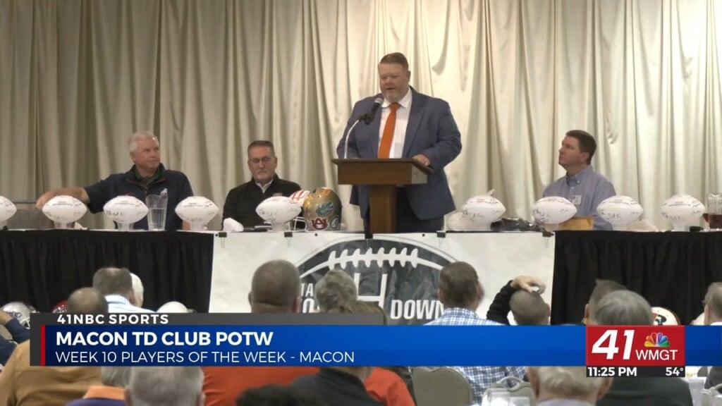 Macon Td Club Players Of The Week For Week Ten