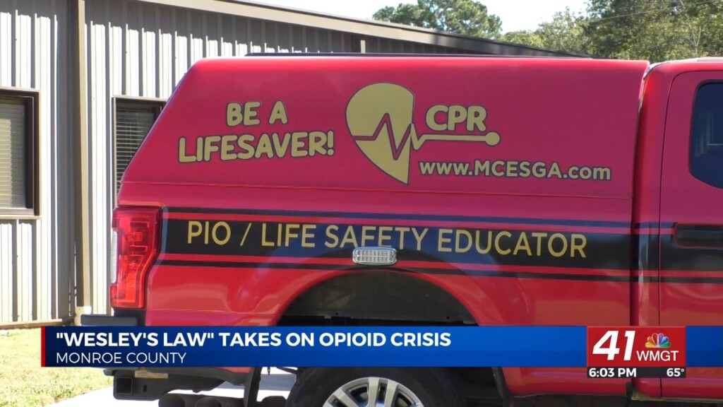 Monroe County Emergency Services Are Offering Services To Other County Officials To Help Fight Opioid Crisis In The State Of Georgia