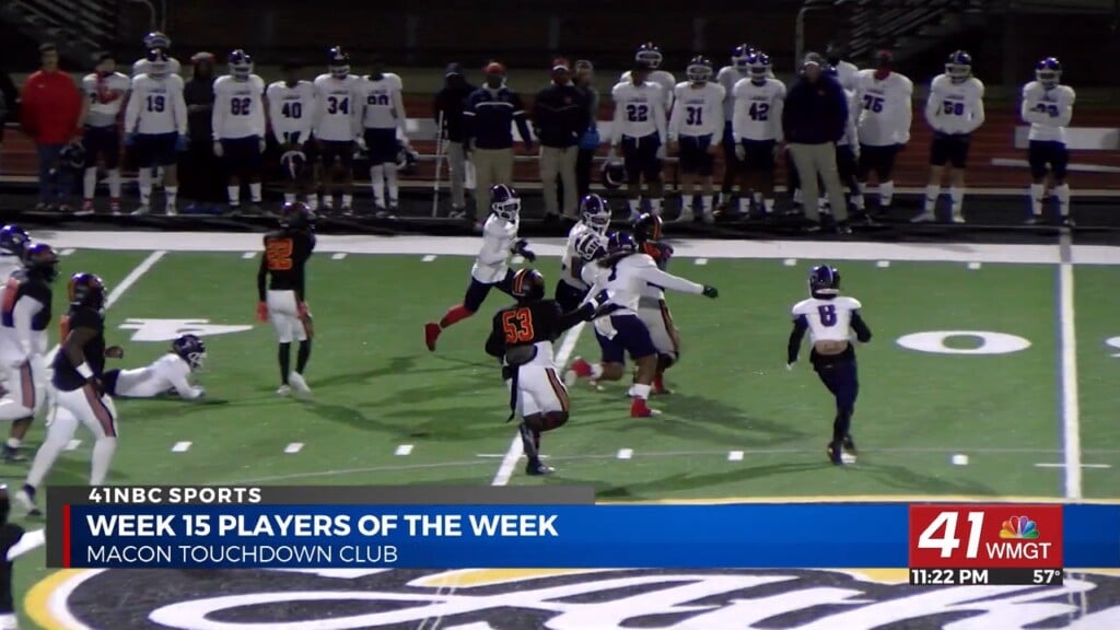 Macon Touchdown Club Week 15 Players Of The Week