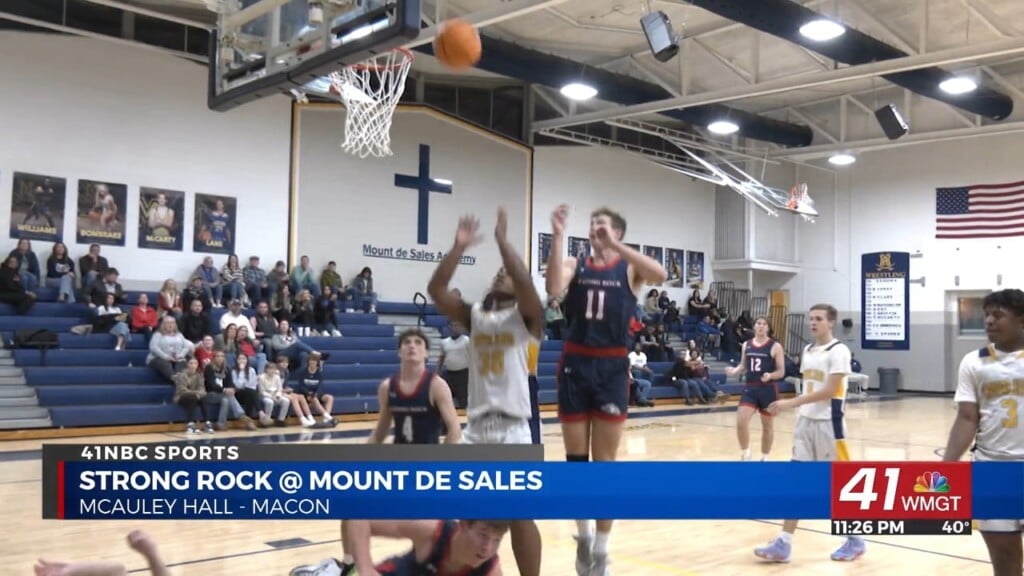 (8 2) Mount De Sales Cavaliers Faces Off Against (8 2) Strong Rock In Boys Basketball