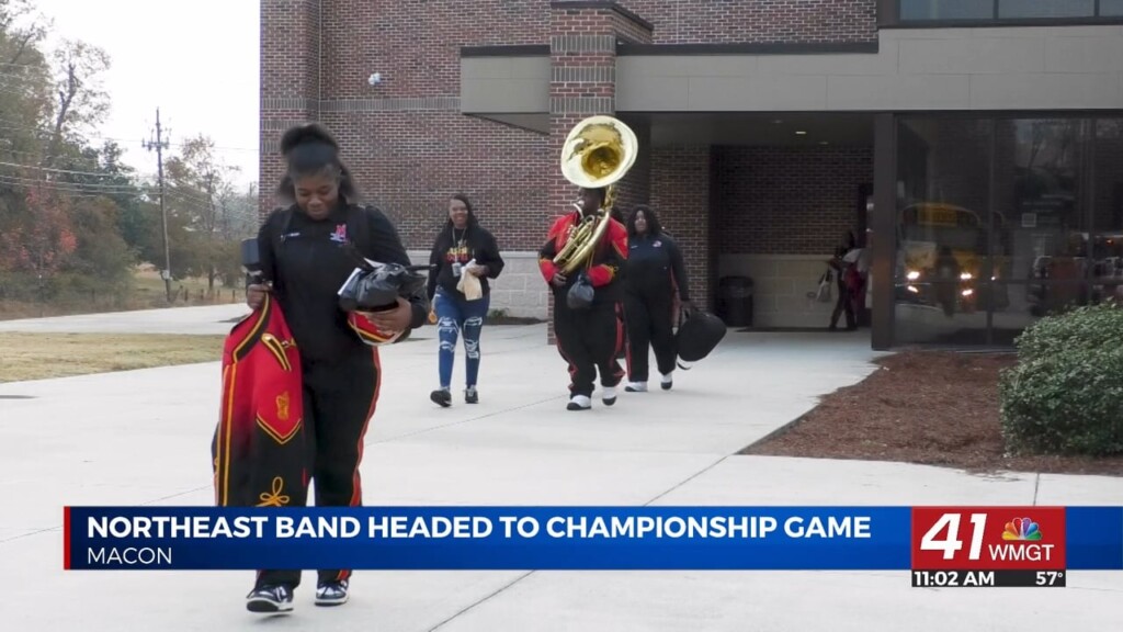 Northeast Football Team And Band Head To Atlanta For State Title