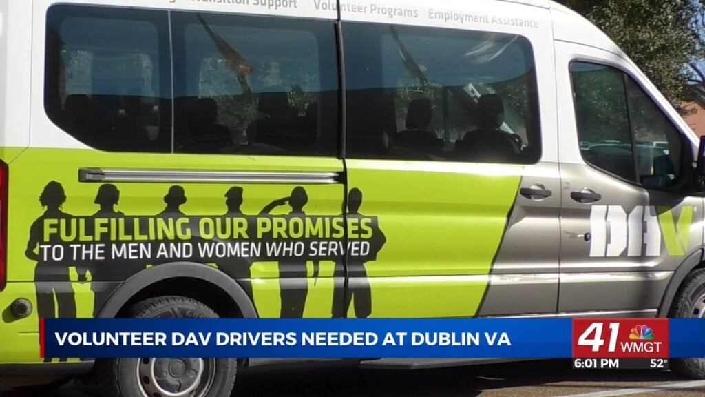Volunteer Dav Drivers Needed At Dublin Va