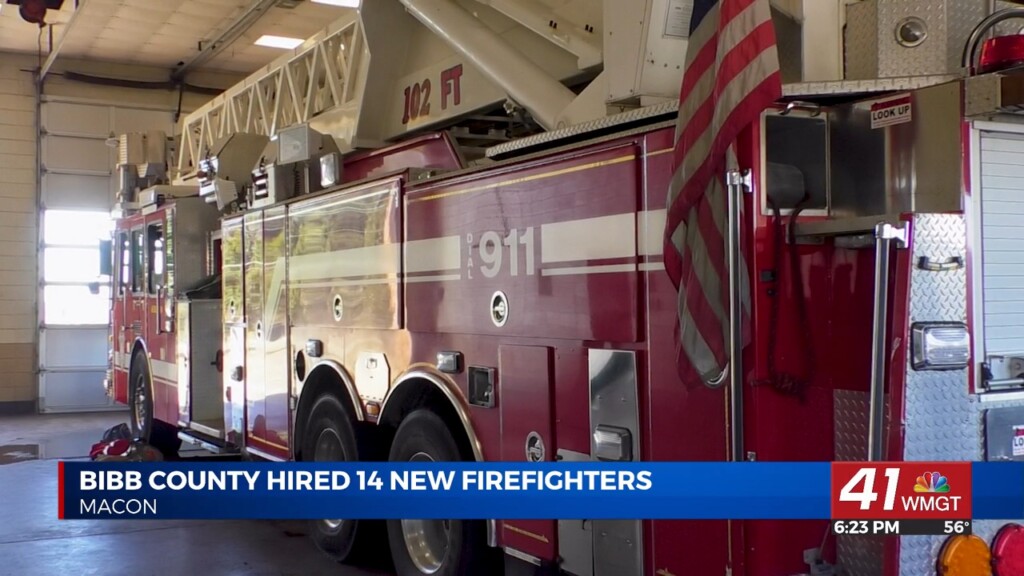 Macon Bibb County Fire Department Welcomes 14 New Firefighters
