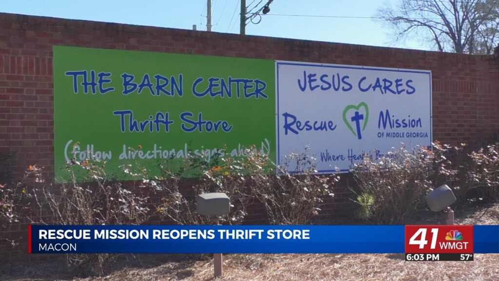 Rescue Mission Reopens Thrift Store