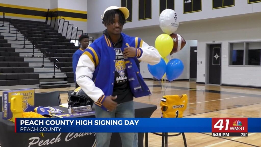 Peach County Trojans Sign With Iowa Western, Fvsu