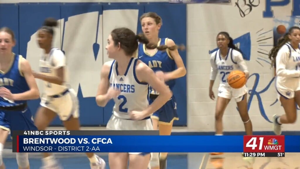 Giaa District 2 Aa Girls Title Game: Brentwood Vs Cfca