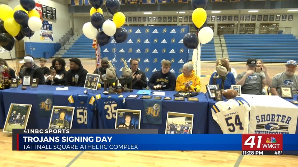 Signing Day At Tattnall Square Academy As Coaches And Players Talk About Their New Upcoming Collegiate Careers