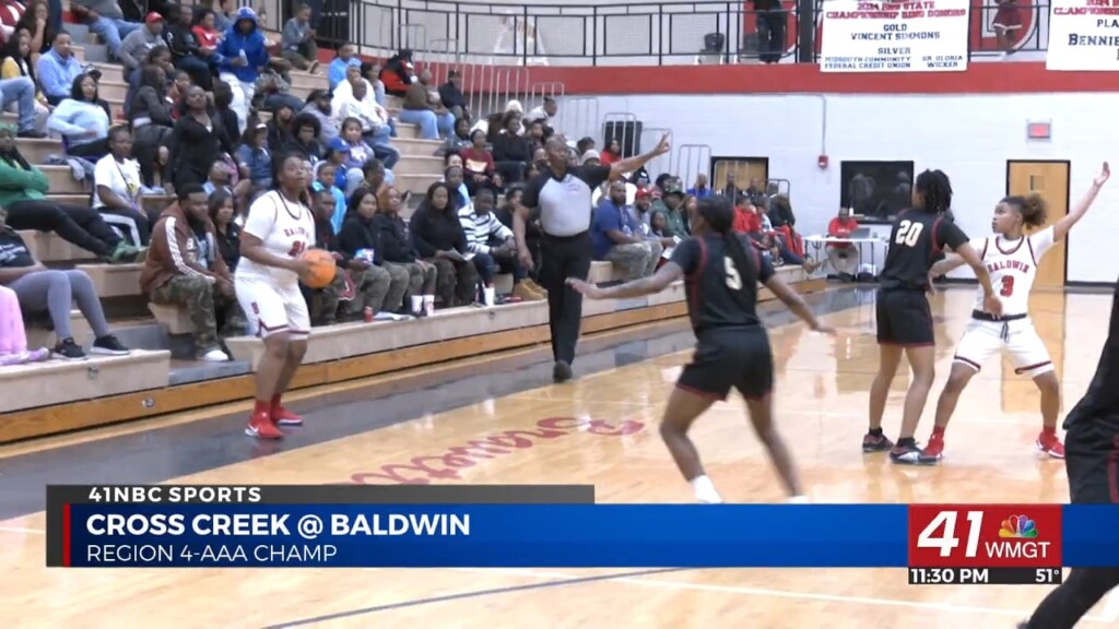 Region 4 Aaa Girls Title Game: Baldwin Bravettes Vs. Cross Creek