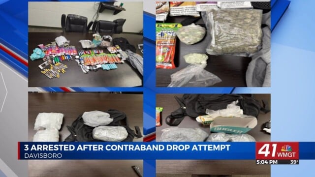 Three arrested after attempted contraband drop at Washington State ...